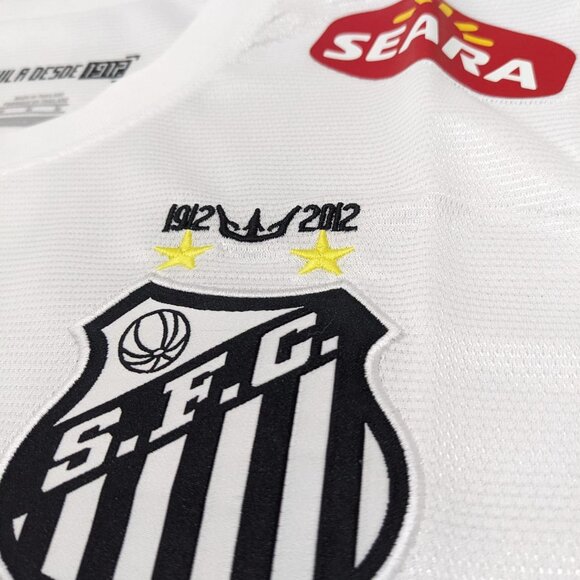 2012/2013 Neymar Jr. Santos FC Home Nike Retro Jersey - Picture 3 of 12